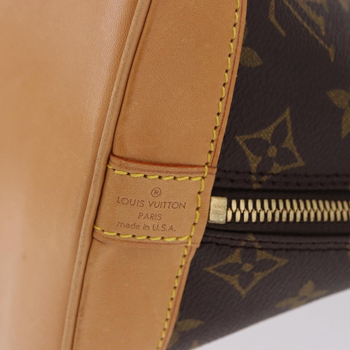 LOUIS VUITTON Monogram Alma PM Hand Bag M53151 LV Auth 198347V
