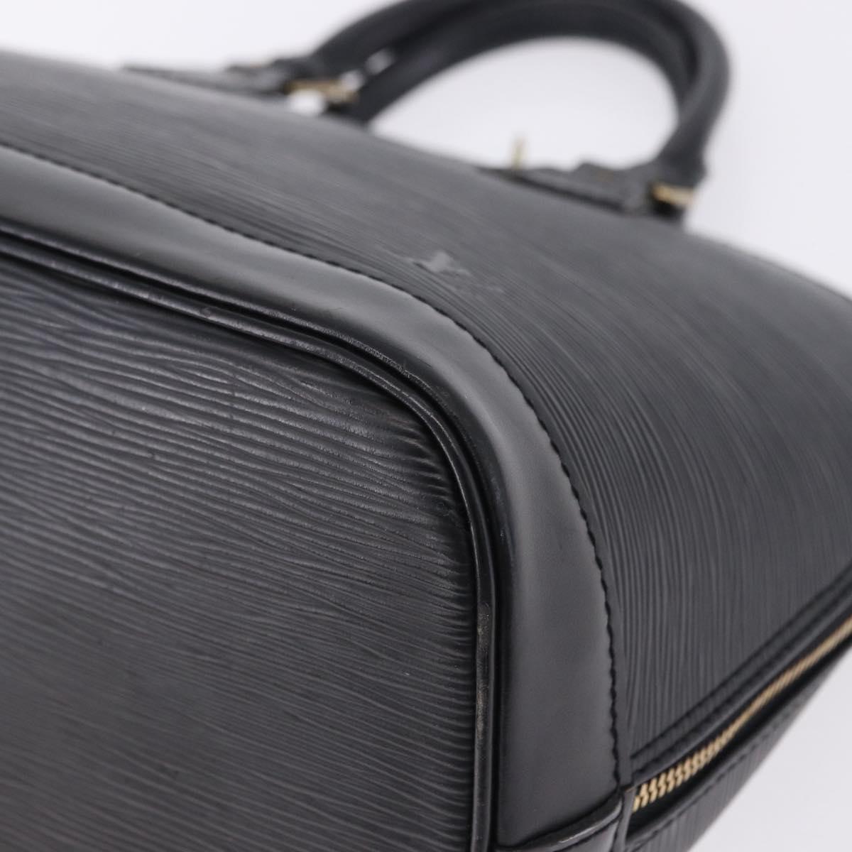 LOUIS VUITTON Epi Alma Hand Bag Noir Black M52142 LV Auth 198348A