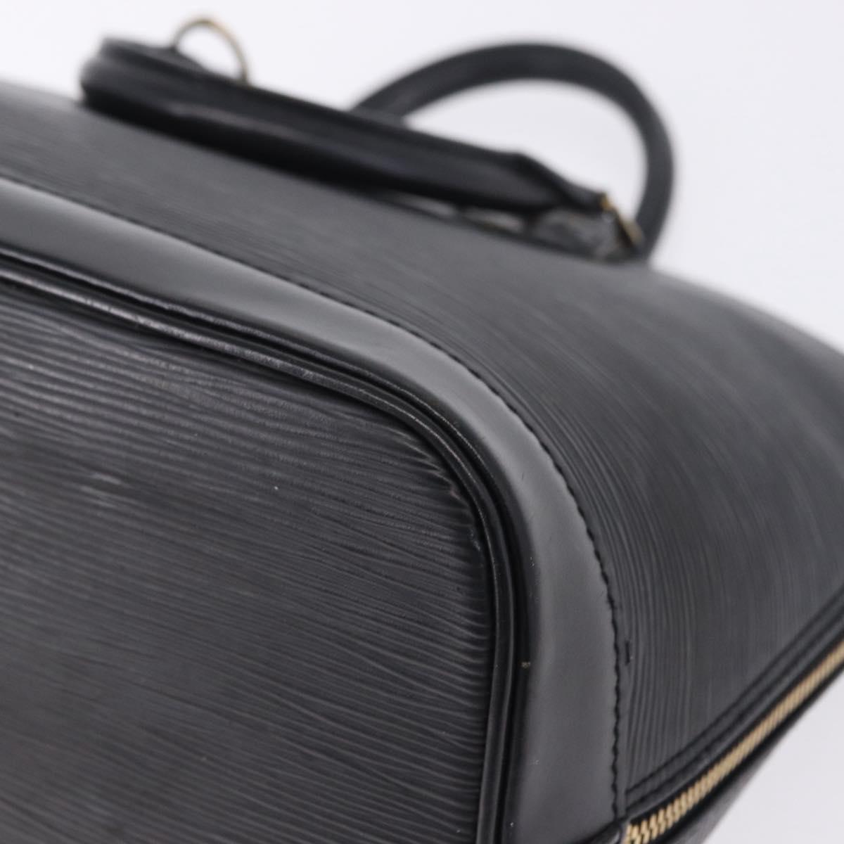 LOUIS VUITTON Epi Alma Hand Bag Noir Black M52142 LV Auth 198348A