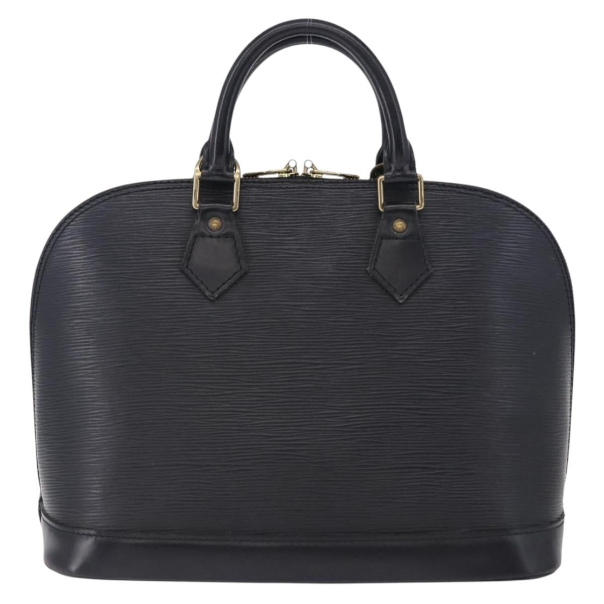 LOUIS VUITTON Epi Alma Hand Bag Noir Black M52142 LV Auth 198348A