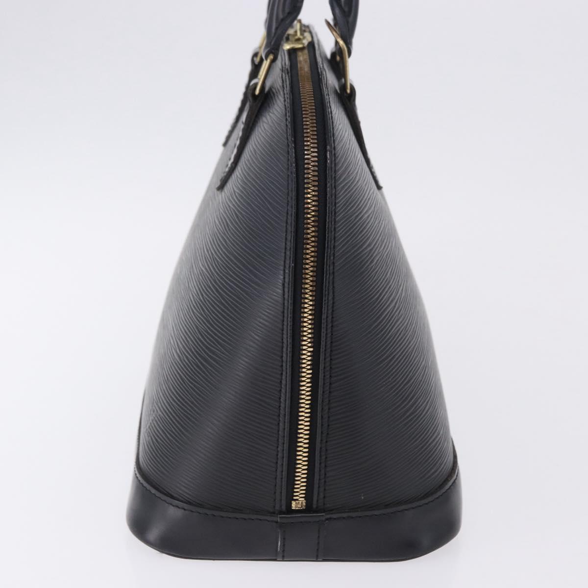 LOUIS VUITTON Epi Alma Hand Bag Noir Black M52142 LV Auth 198348A