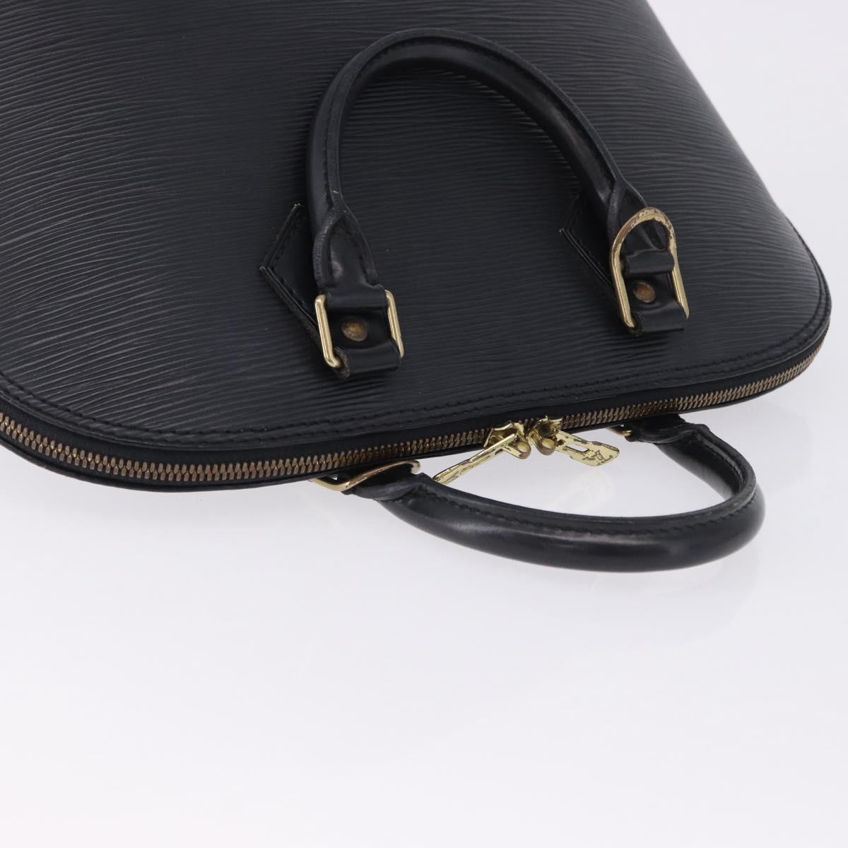 LOUIS VUITTON Epi Alma Hand Bag Noir Black M52142 LV Auth 198348A