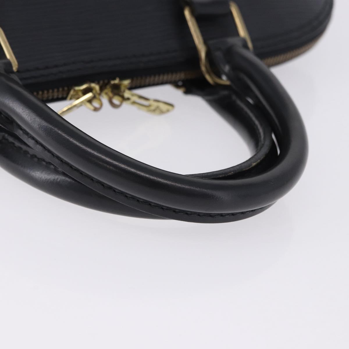 LOUIS VUITTON Epi Alma Hand Bag Noir Black M52142 LV Auth 198348A
