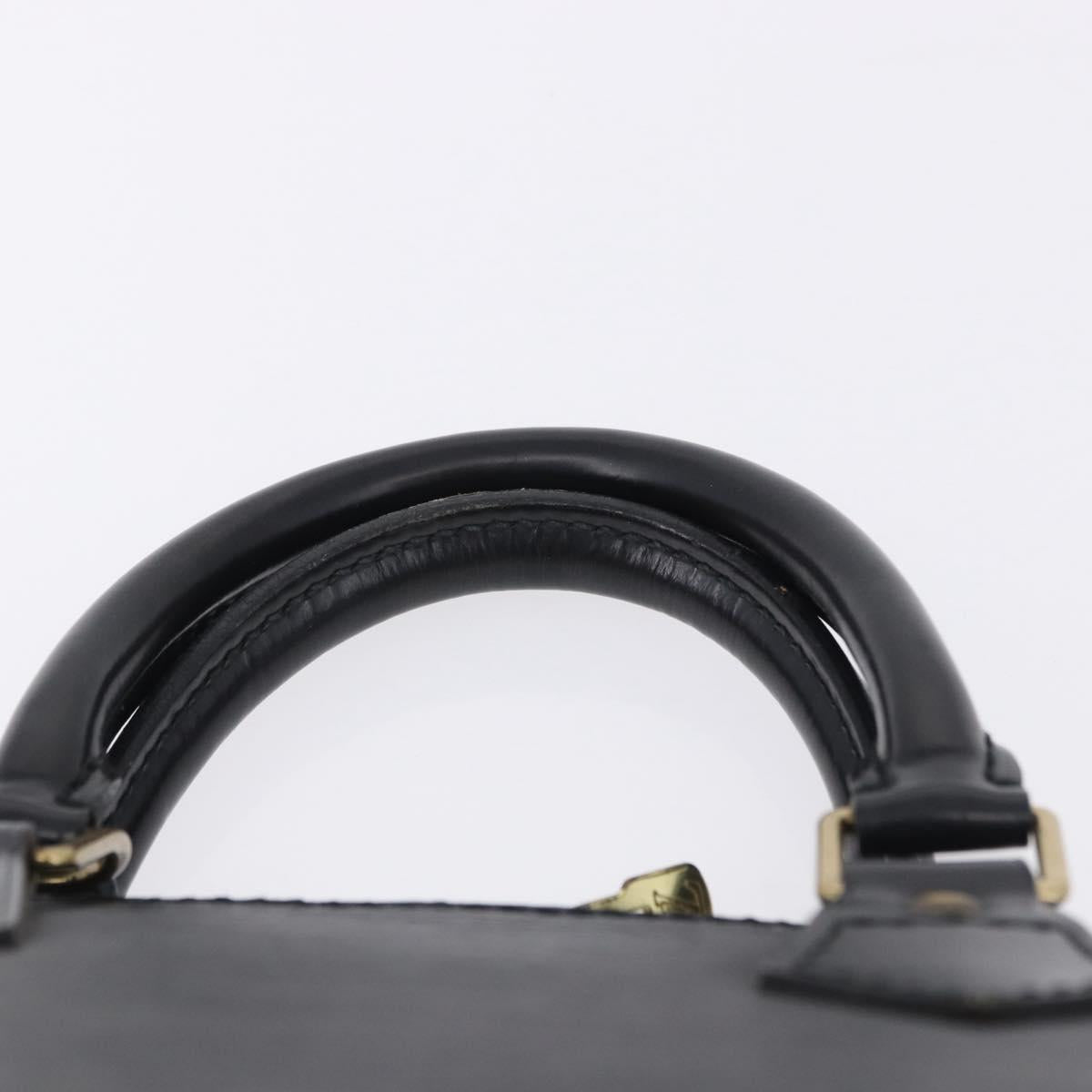 LOUIS VUITTON Epi Alma Hand Bag Noir Black M52142 LV Auth 198348A
