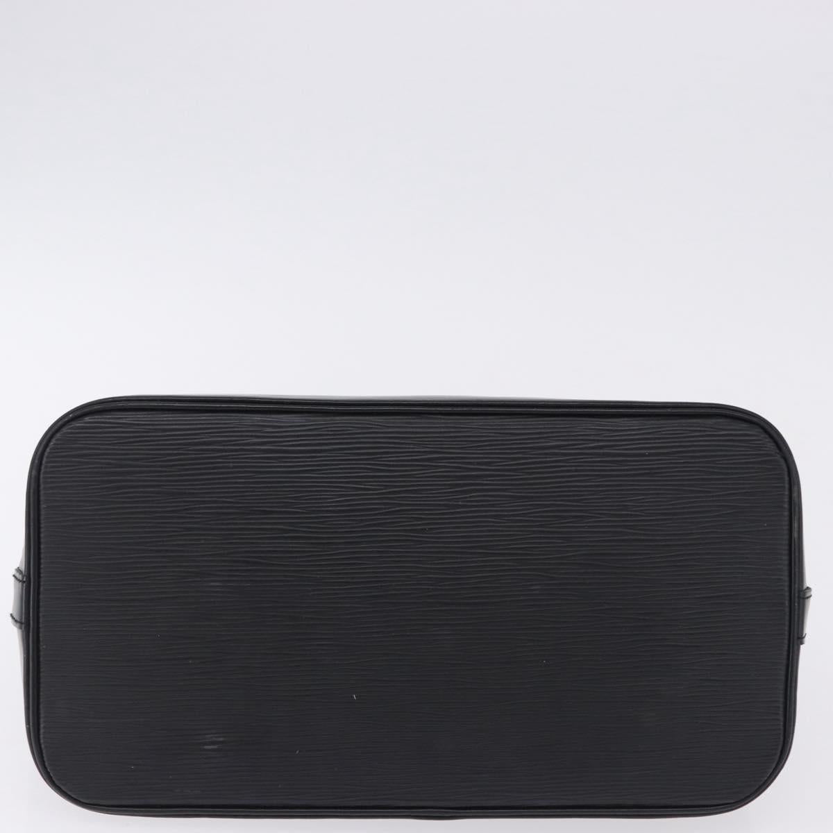 LOUIS VUITTON Epi Alma Hand Bag Noir Black M52142 LV Auth 198348A