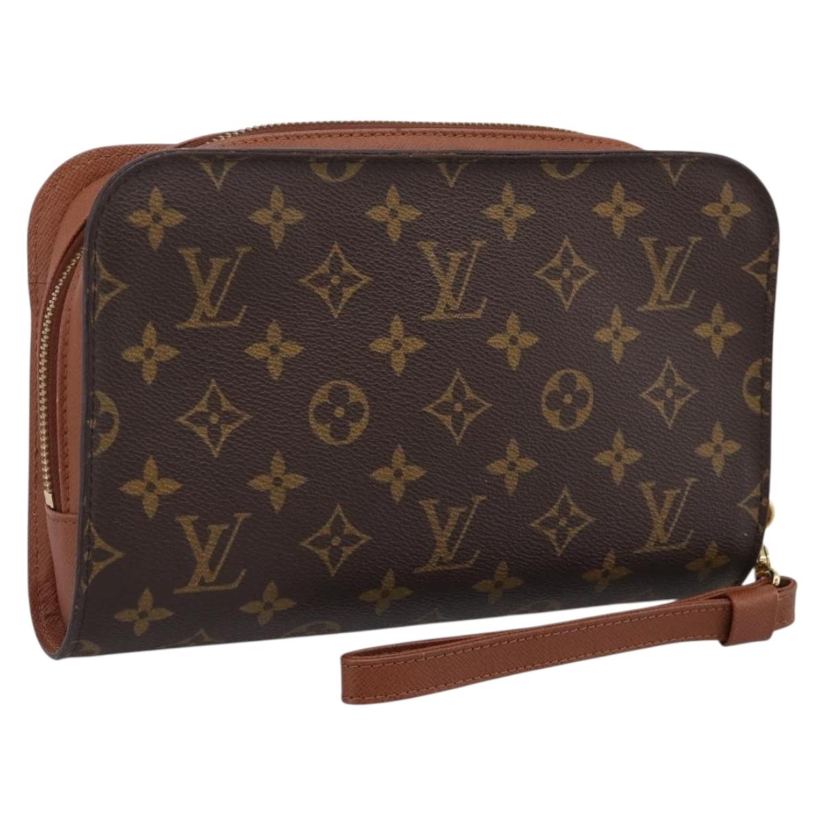 LOUIS VUITTON Monogram Orsay Clutch Bag M51790 LV Auth 198352