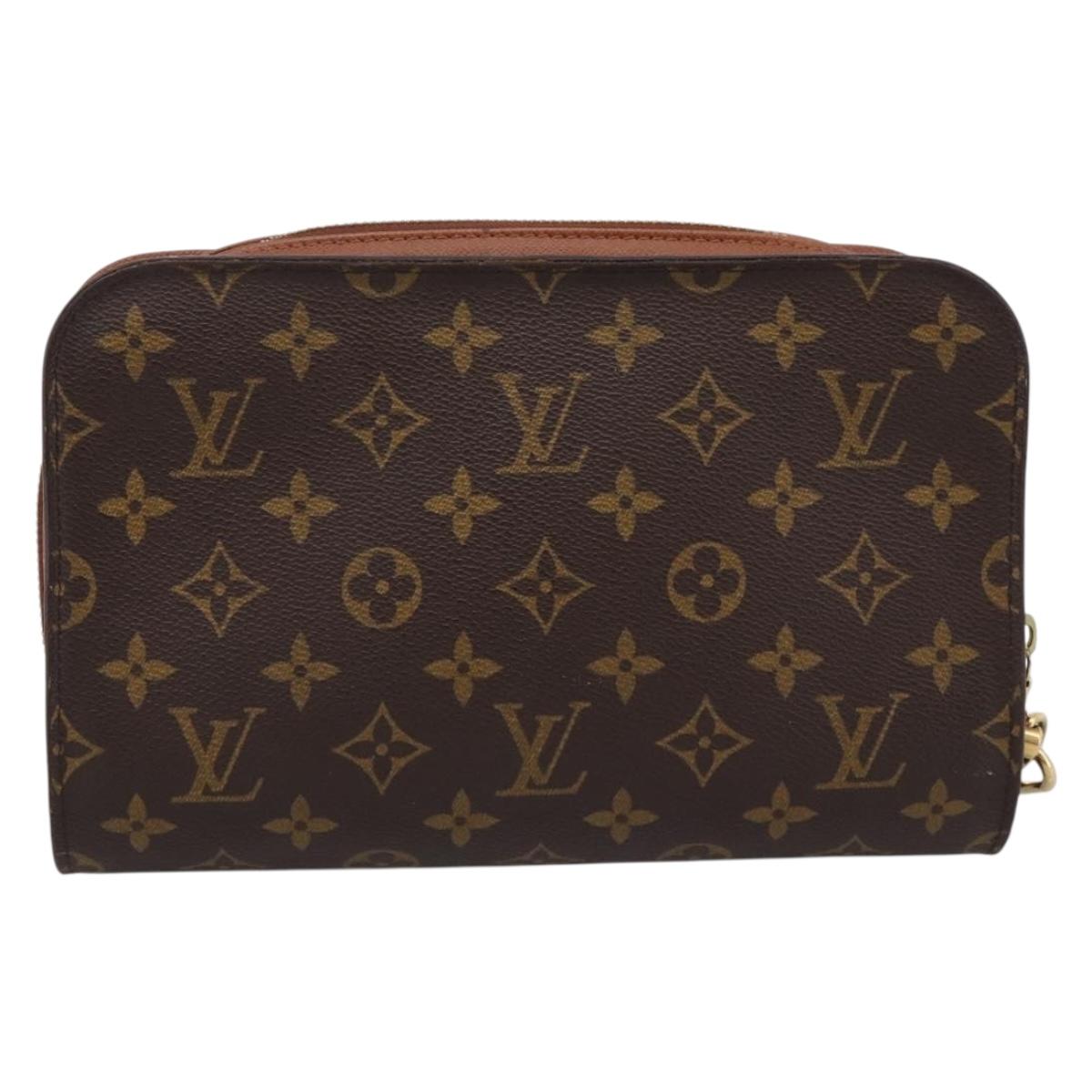LOUIS VUITTON Monogram Orsay Clutch Bag M51790 LV Auth 198352