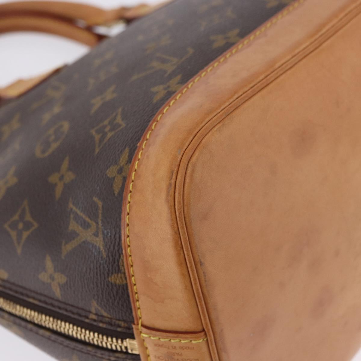 LOUIS VUITTON Monogram Alma Hand Bag M51130 LV Auth 198362A