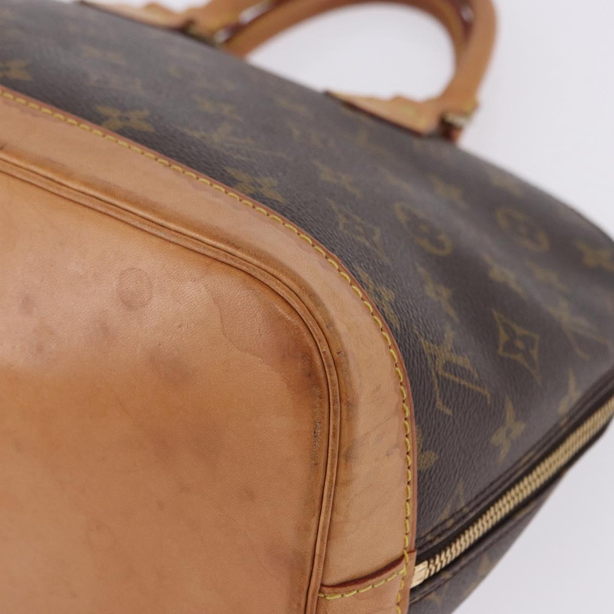LOUIS VUITTON Monogram Alma Hand Bag M51130 LV Auth 198362A
