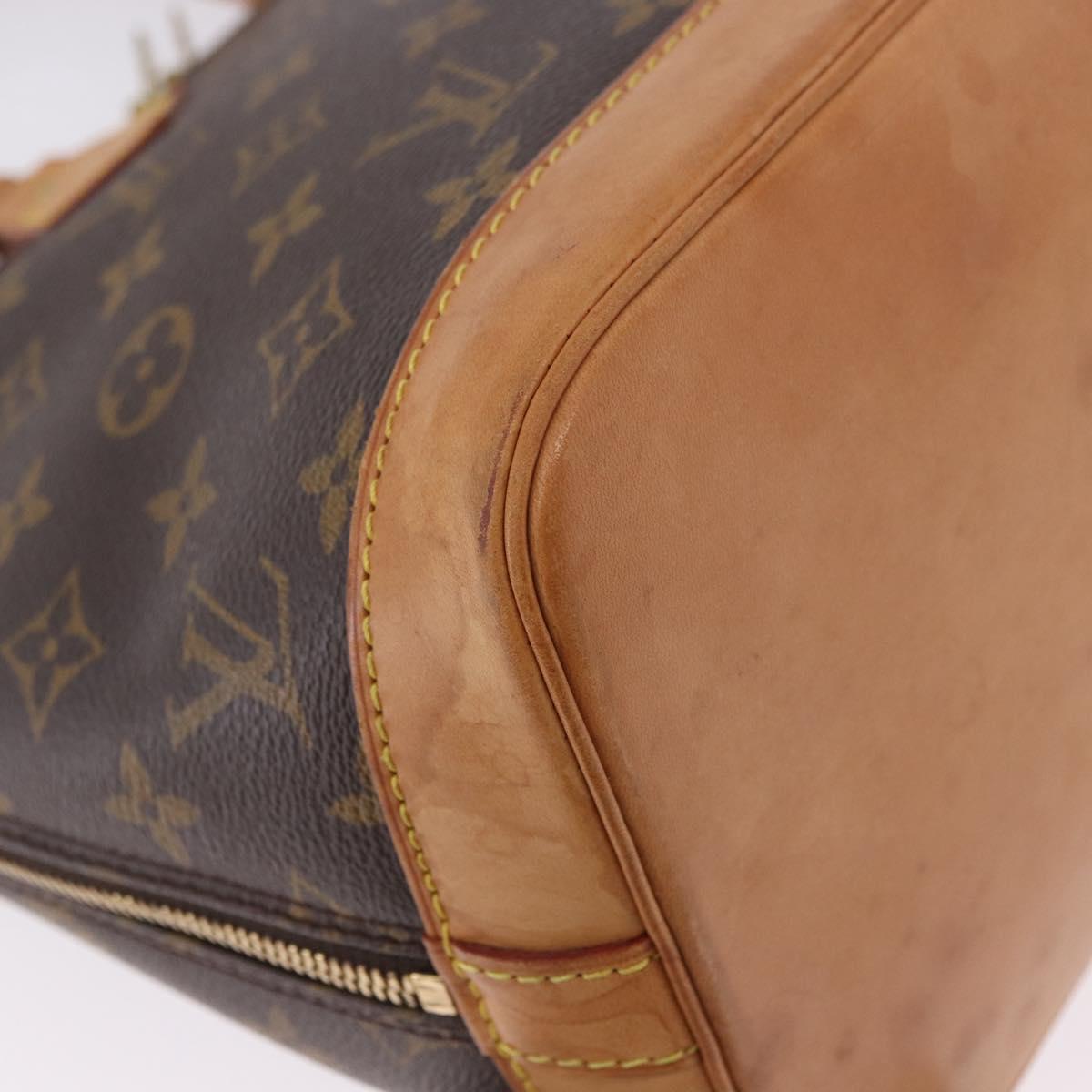 LOUIS VUITTON Monogram Alma Hand Bag M51130 LV Auth 198362A
