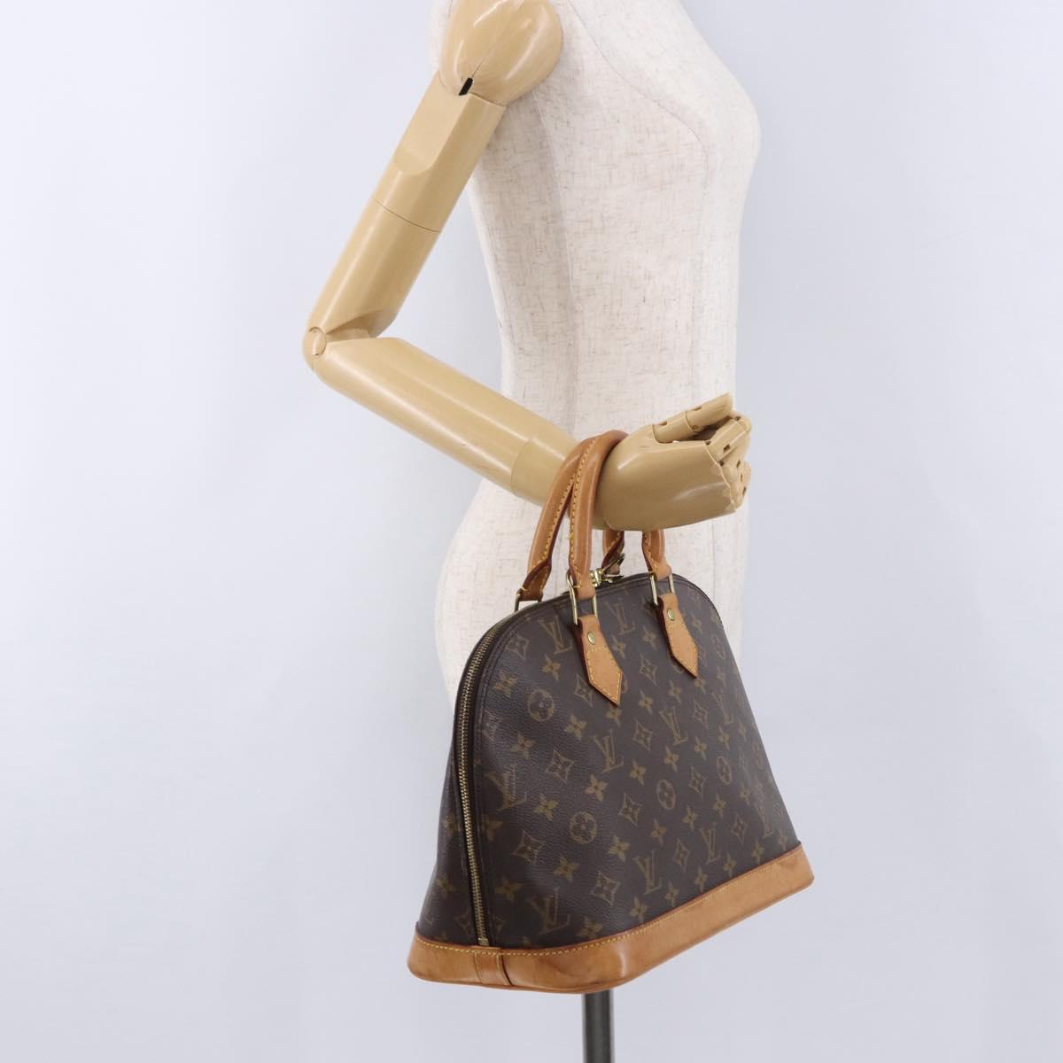LOUIS VUITTON Monogram Alma Hand Bag M51130 LV Auth 198362A