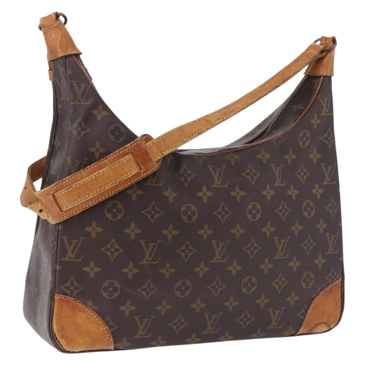LOUIS VUITTON Monogram Boulogne 35 Shoulder Bag M51260 LV Auth 198363