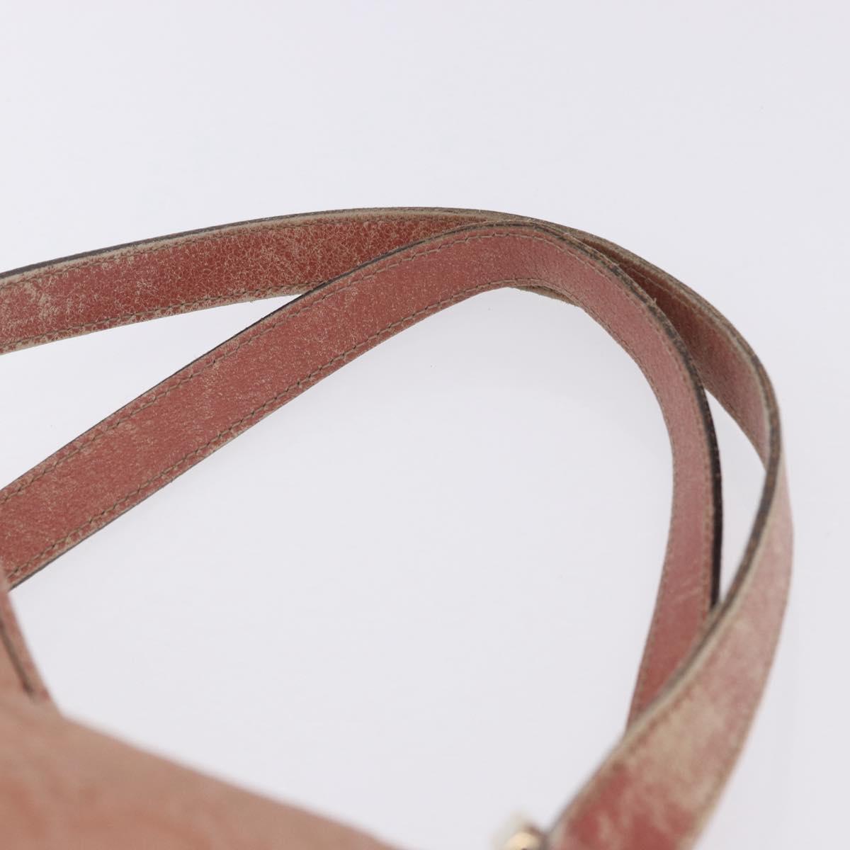 GUCCI GuccissimaGG Abby Sookie Tote Bag Suede Pink Gold Tone 130736 Auth 198365