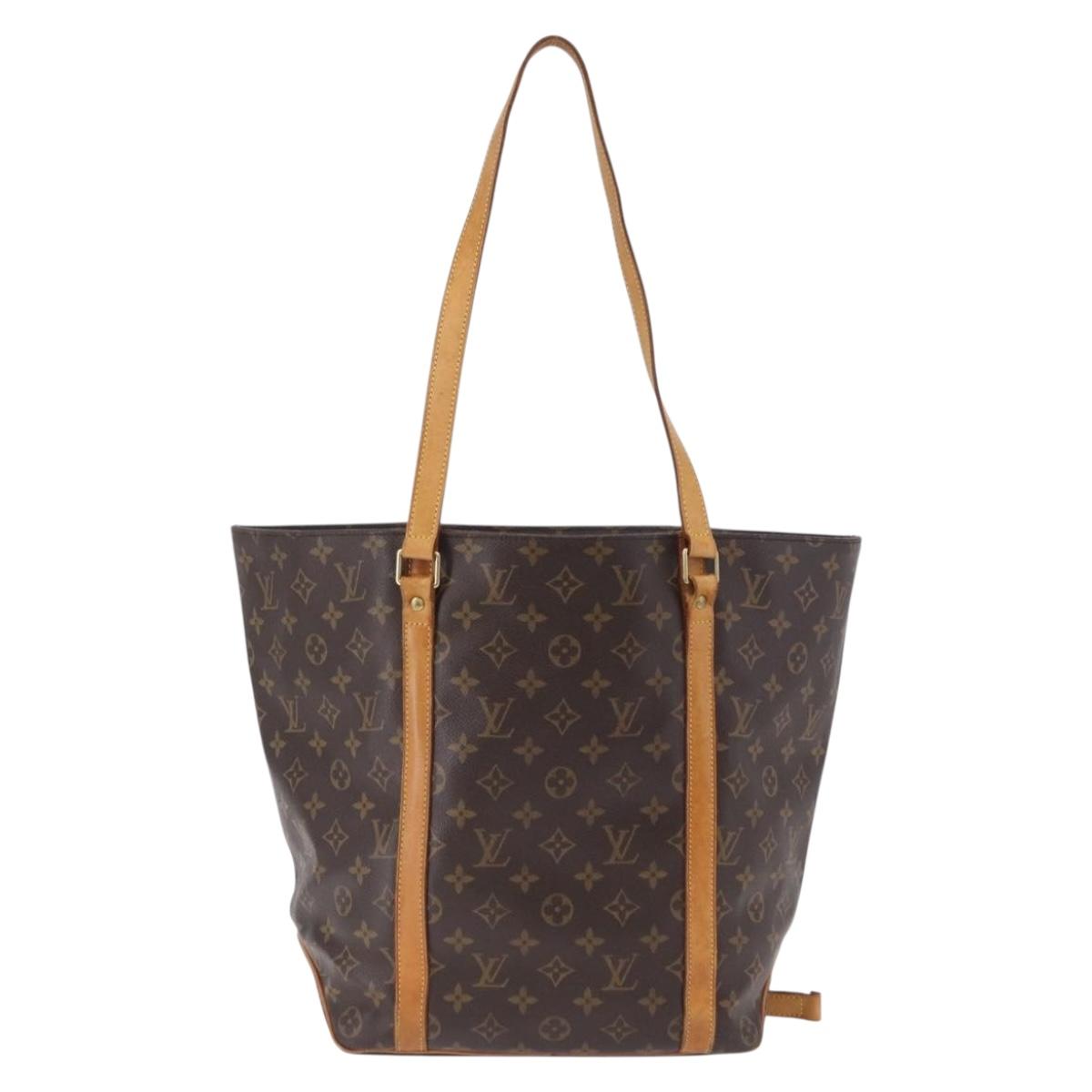 LOUIS VUITTON Monogram Sac Shopping Tote Bag M51108 LV Auth 198367