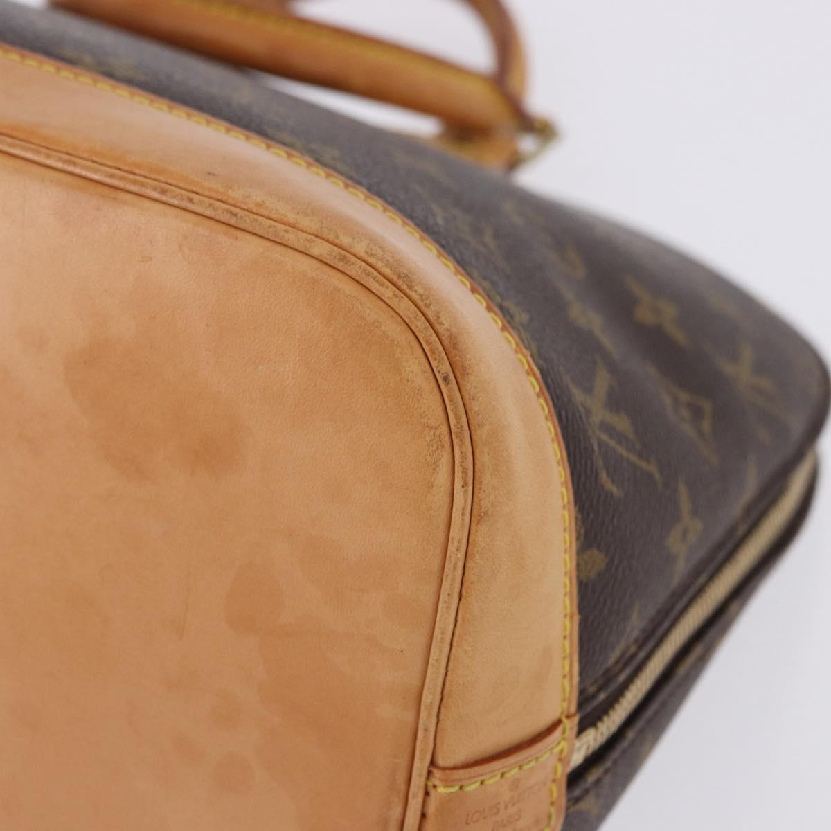 LOUIS VUITTON Monogram Alma Hand Bag M51130 LV Auth 198368A