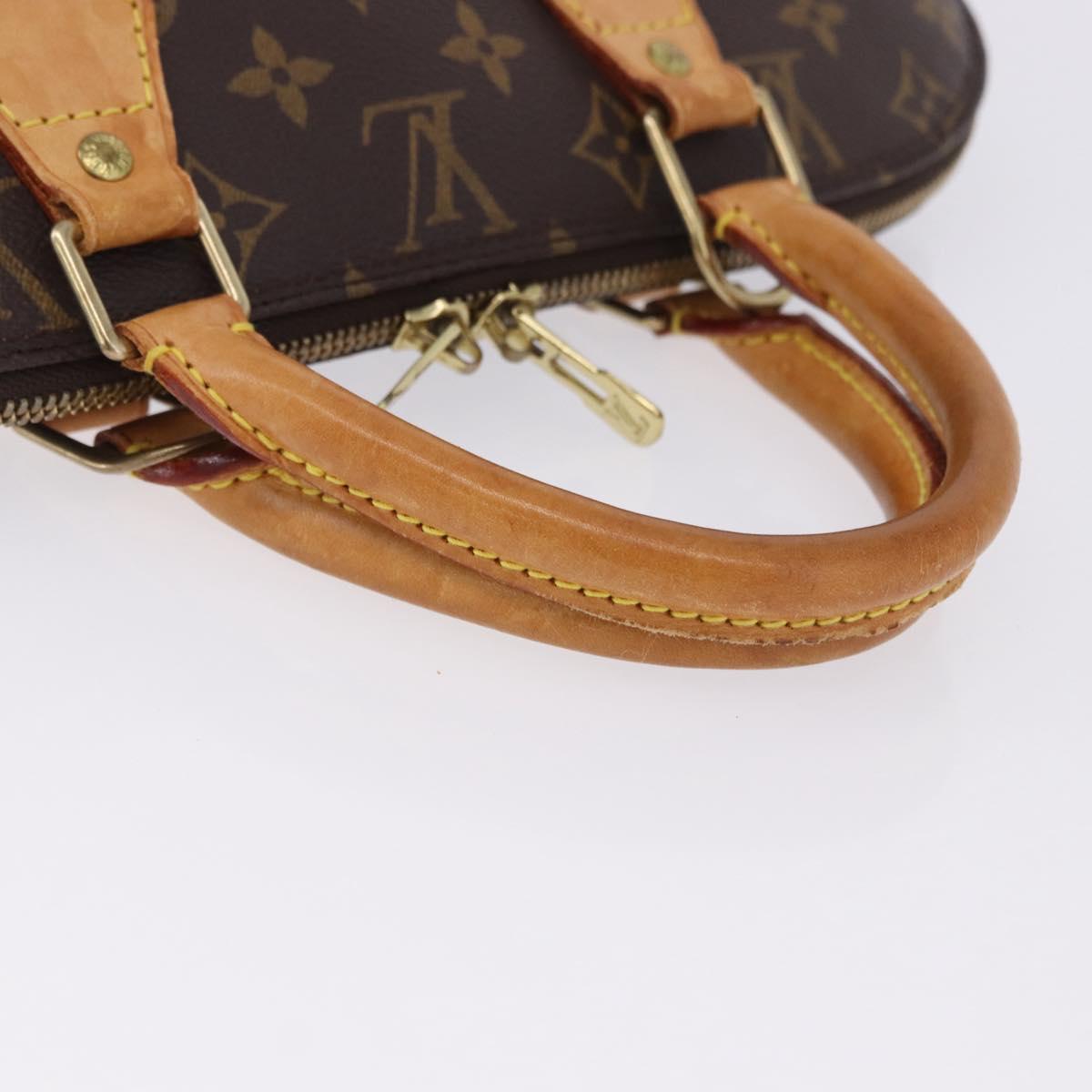 LOUIS VUITTON Monogram Alma Hand Bag M51130 LV Auth 198368A