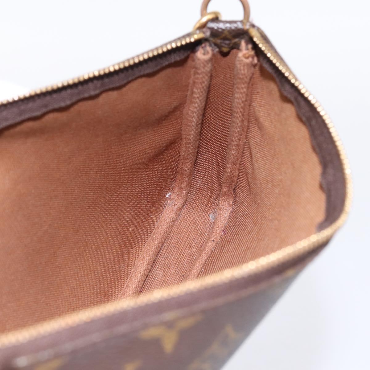 LOUIS VUITTON Monogram Pochette Accessoires Pouch M51980 LV Auth 198370