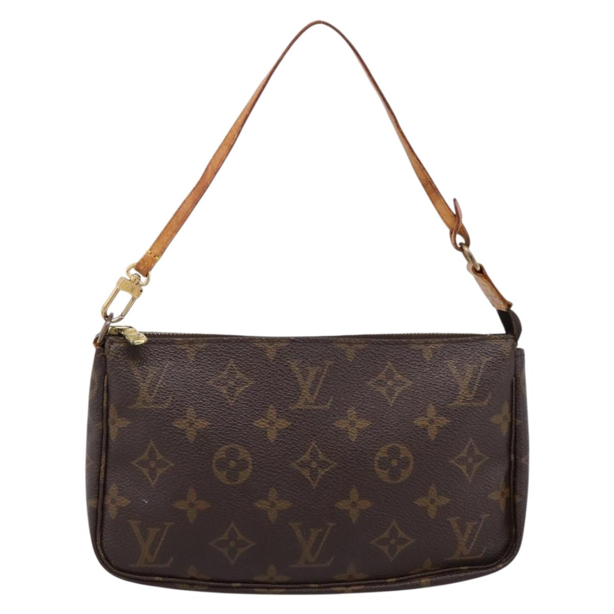 LOUIS VUITTON Monogram Pochette Accessoires Pouch M51980 LV Auth 198370