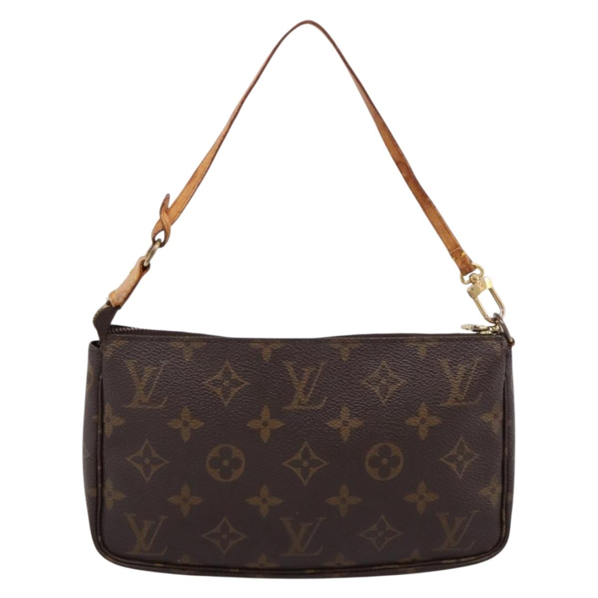 LOUIS VUITTON Monogram Pochette Accessoires Pouch M51980 LV Auth 198370