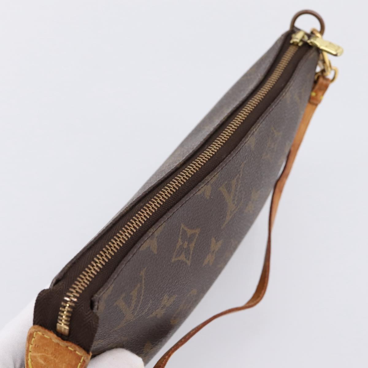 LOUIS VUITTON Monogram Pochette Accessoires Pouch M51980 LV Auth 198370