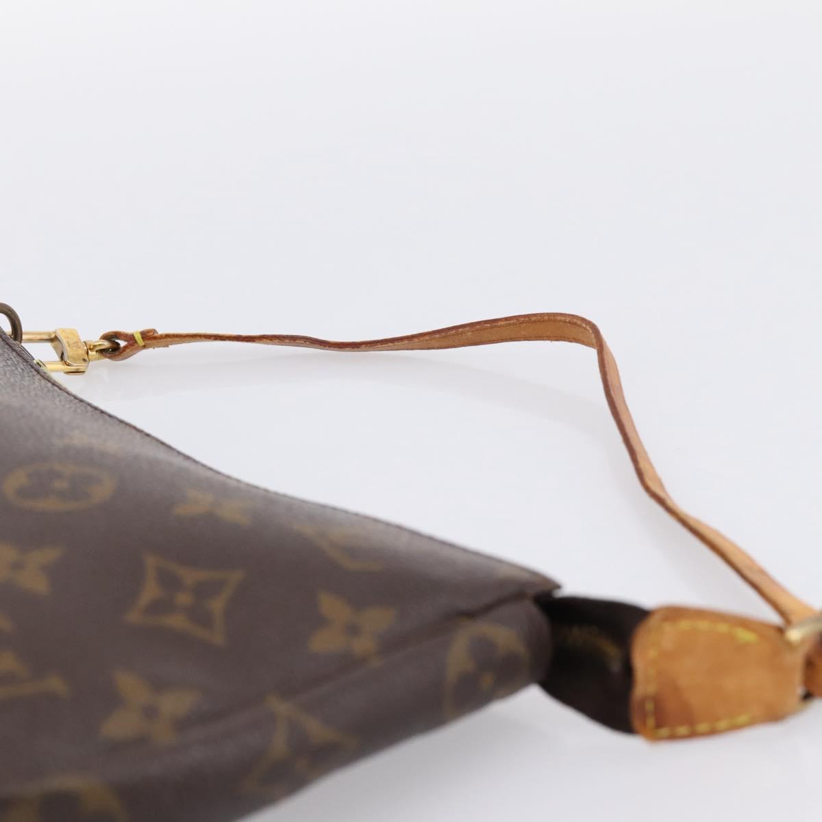 LOUIS VUITTON Monogram Pochette Accessoires Pouch M51980 LV Auth 198370
