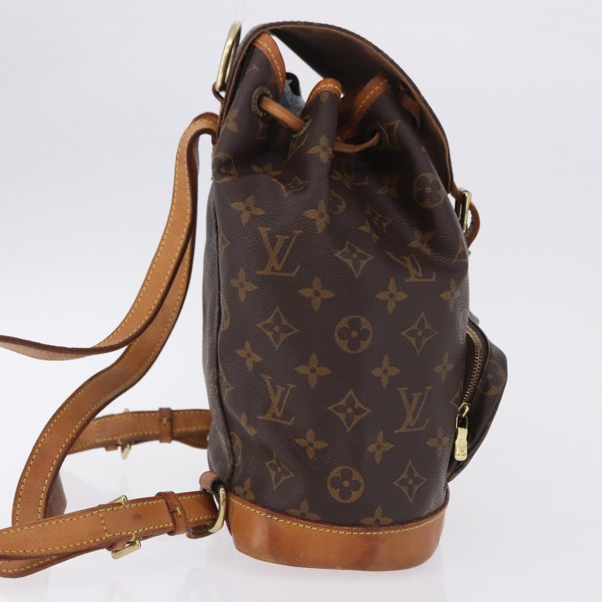 LOUIS VUITTON Monogram Montsouris MM Backpack M51136 LV Auth 198374