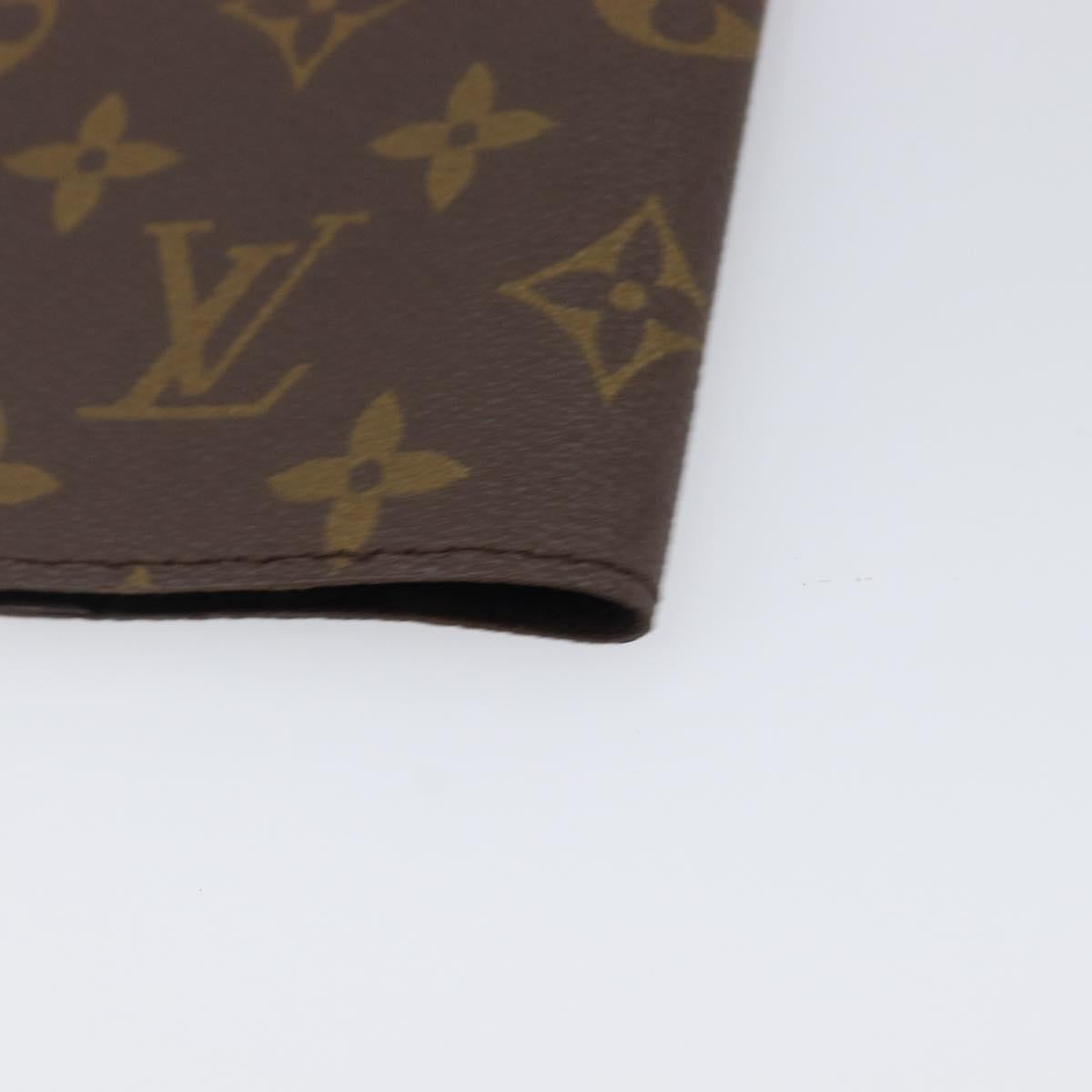 LOUIS VUITTON Monogram Note Cover LV Auth 198379