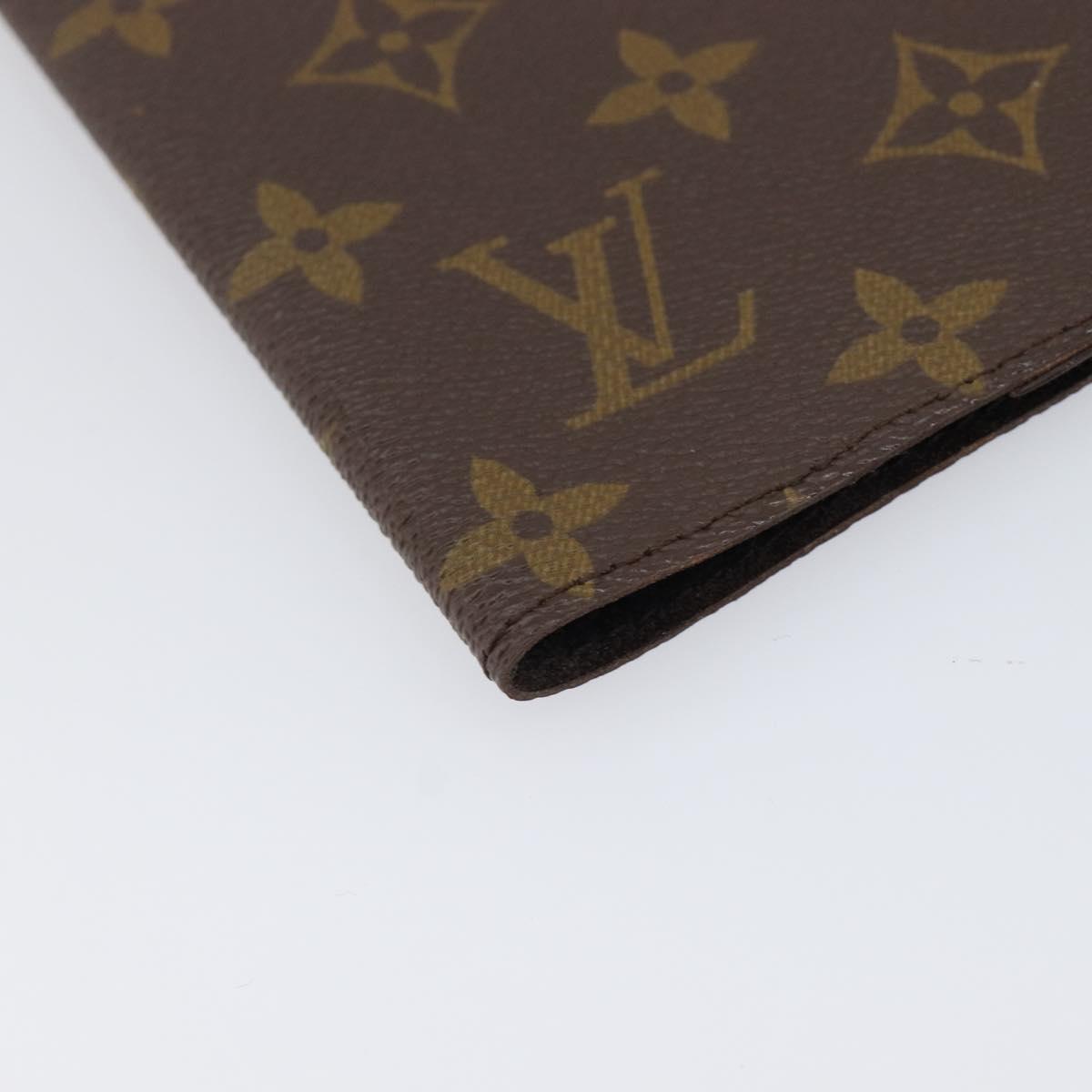 LOUIS VUITTON Monogram Note Cover LV Auth 198379