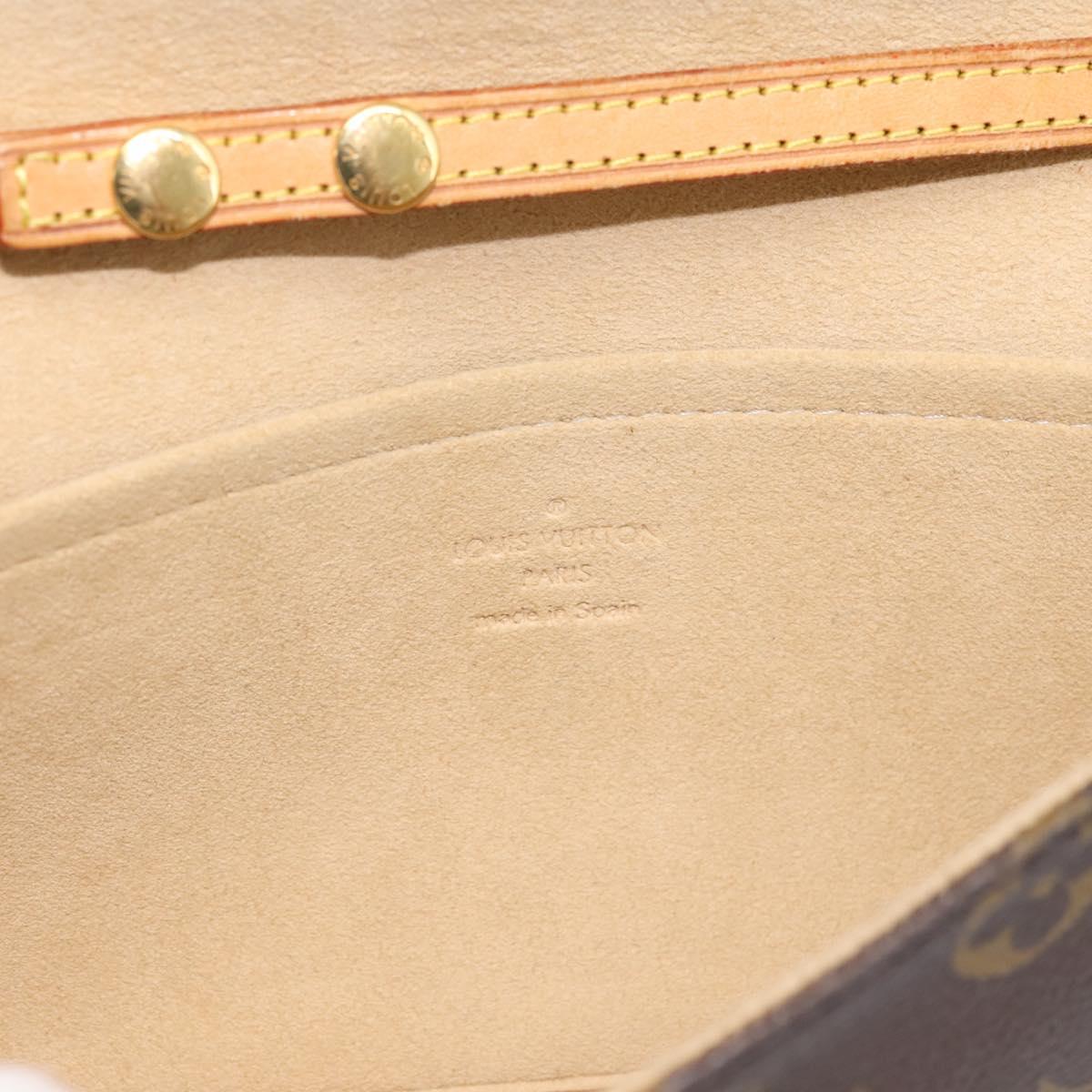 LOUIS VUITTON Monogram Pochette Twin GM Shoulder Bag M51852 LV Auth 198469