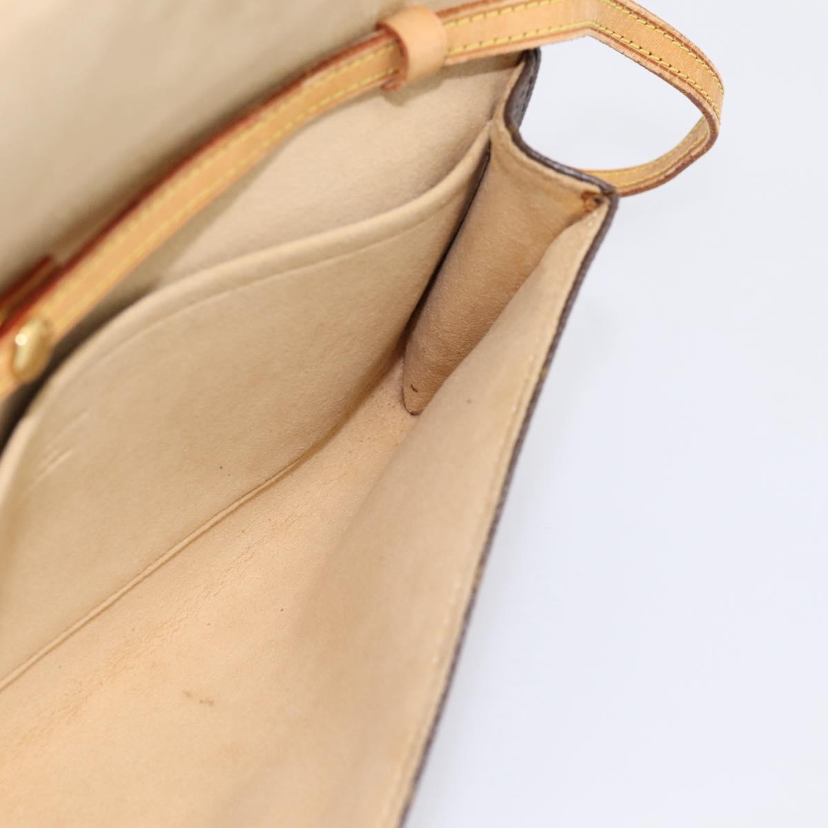 LOUIS VUITTON Monogram Pochette Twin GM Shoulder Bag M51852 LV Auth 198469