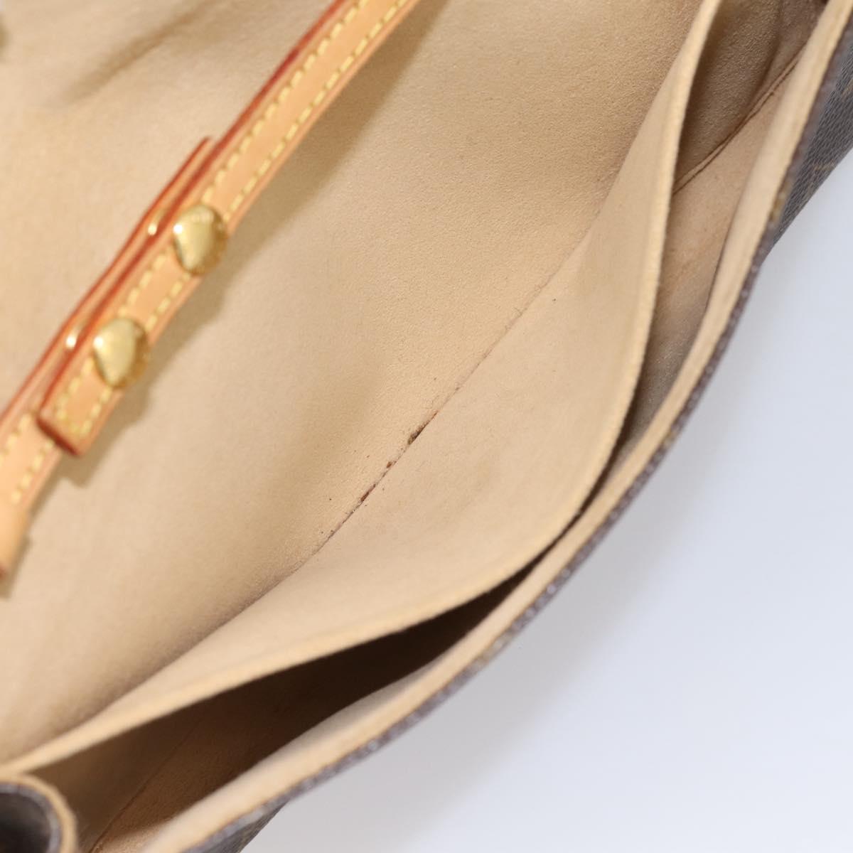 LOUIS VUITTON Monogram Pochette Twin GM Shoulder Bag M51852 LV Auth 198469