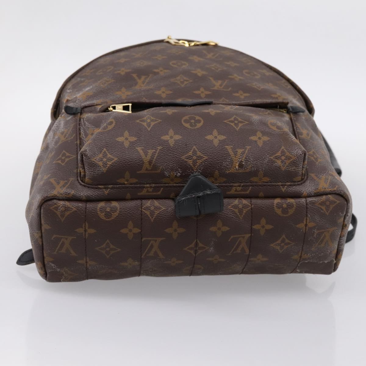 LOUIS VUITTON Monogram Palm Springs MM Backpack M44874 LV Auth 198473