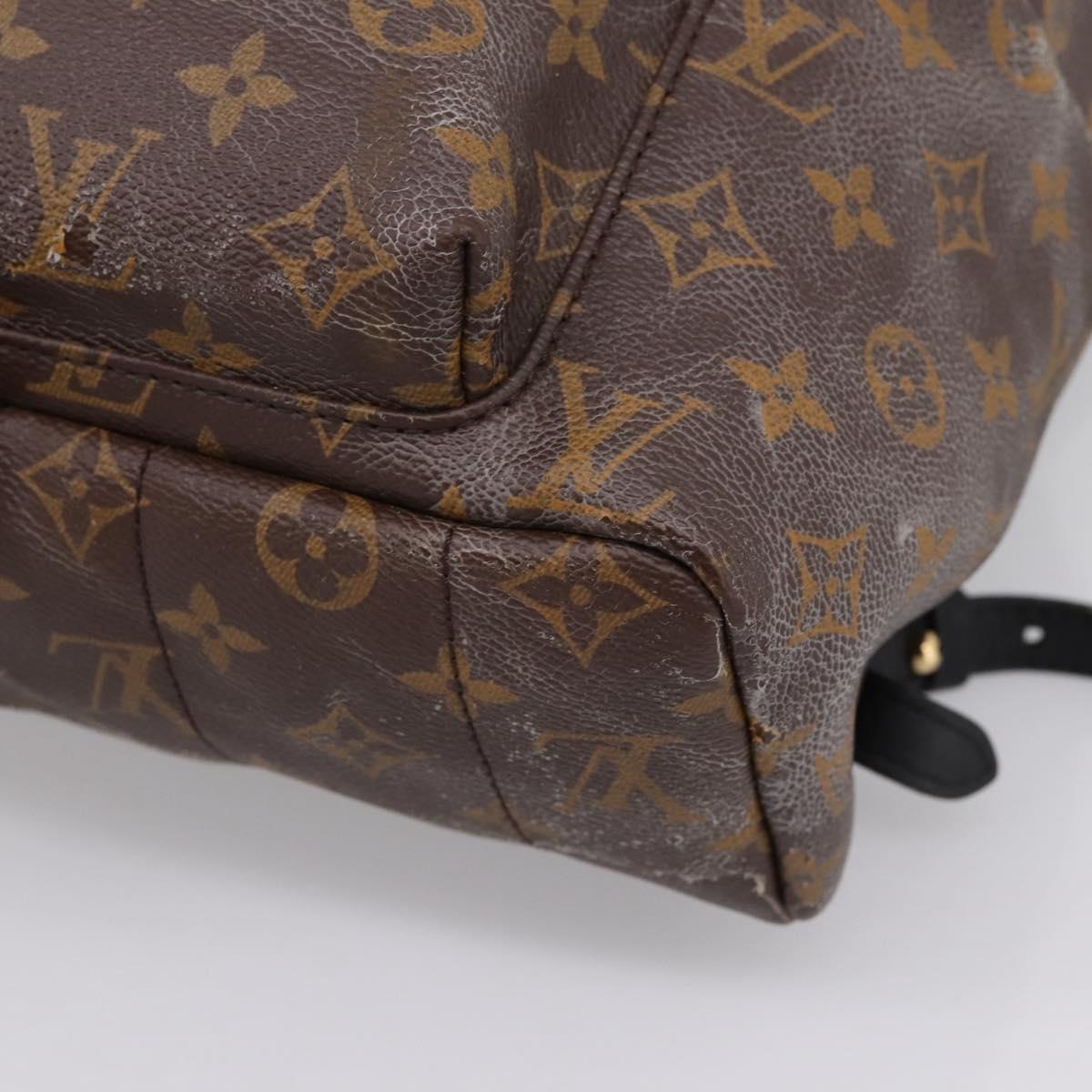 LOUIS VUITTON Monogram Palm Springs MM Backpack M44874 LV Auth 198473