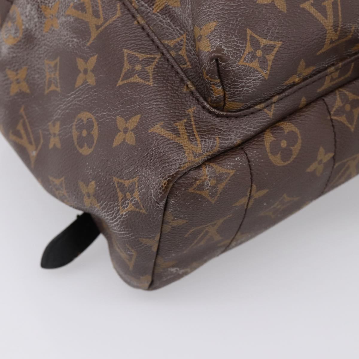 LOUIS VUITTON Monogram Palm Springs MM Backpack M44874 LV Auth 198473