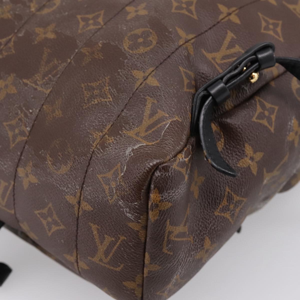 LOUIS VUITTON Monogram Palm Springs MM Backpack M44874 LV Auth 198473