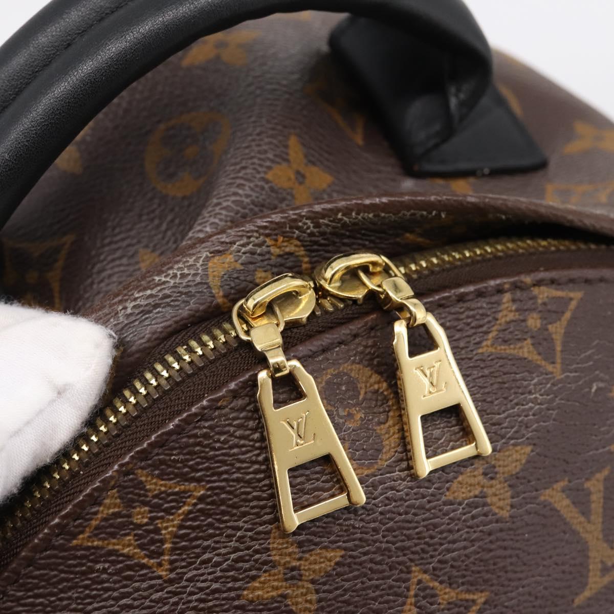 LOUIS VUITTON Monogram Palm Springs MM Backpack M44874 LV Auth 198473