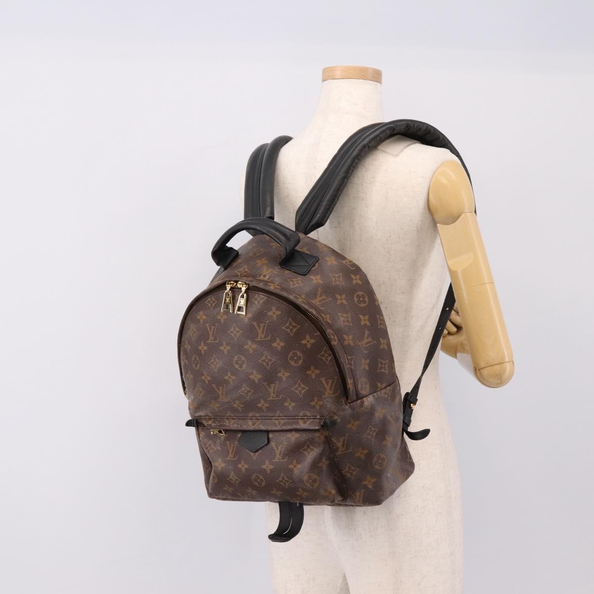 LOUIS VUITTON Monogram Palm Springs MM Backpack M44874 LV Auth 198473