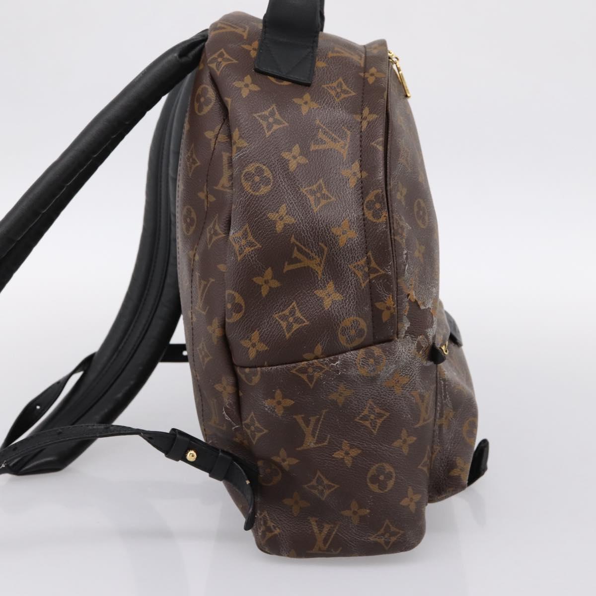 LOUIS VUITTON Monogram Palm Springs MM Backpack M44874 LV Auth 198473