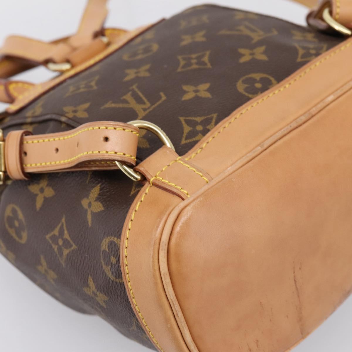 LOUIS VUITTON Monogram Montsouris PM Backpack M51137 LV Auth 198492A