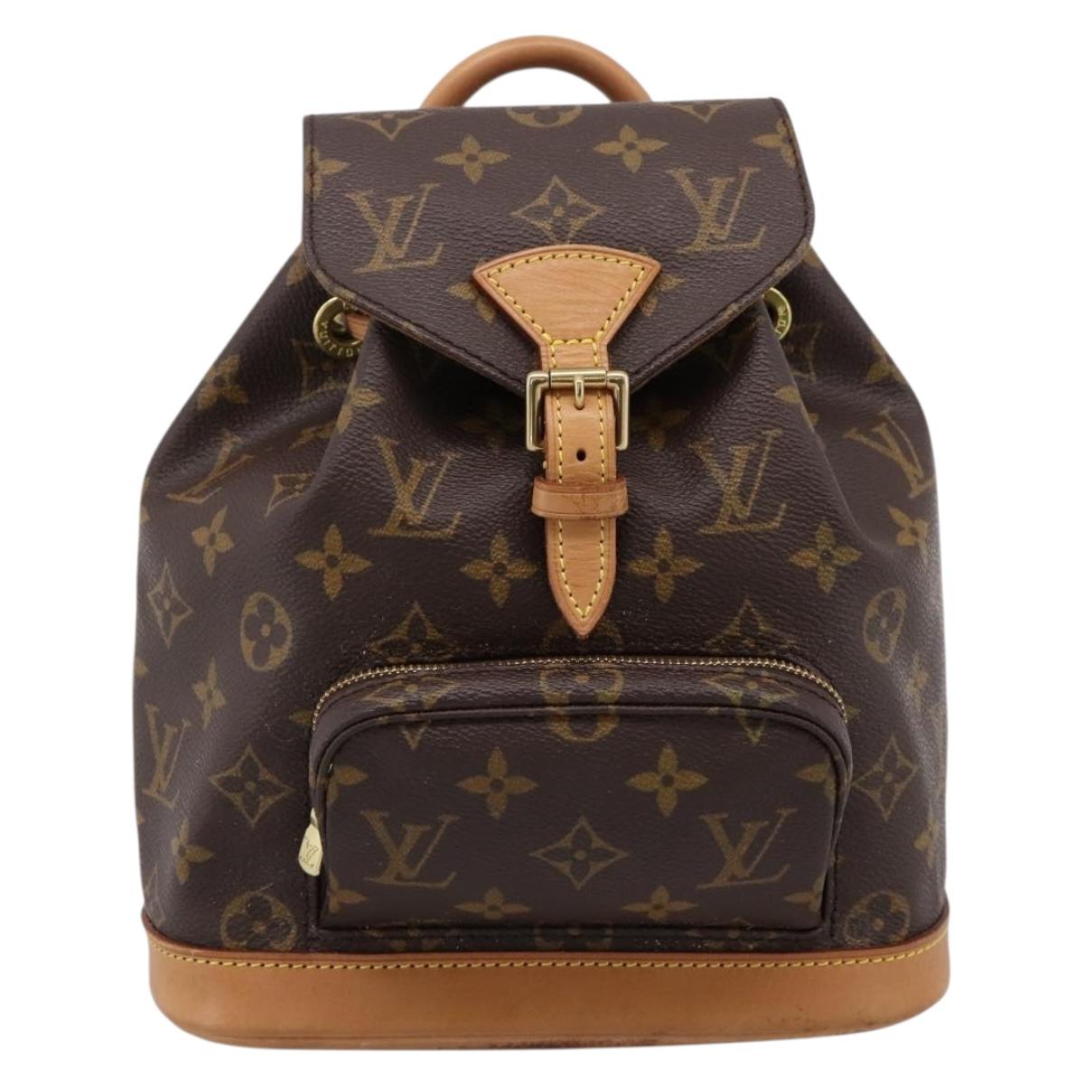 LOUIS VUITTON Monogram Montsouris PM Backpack M51137 LV Auth 198492A