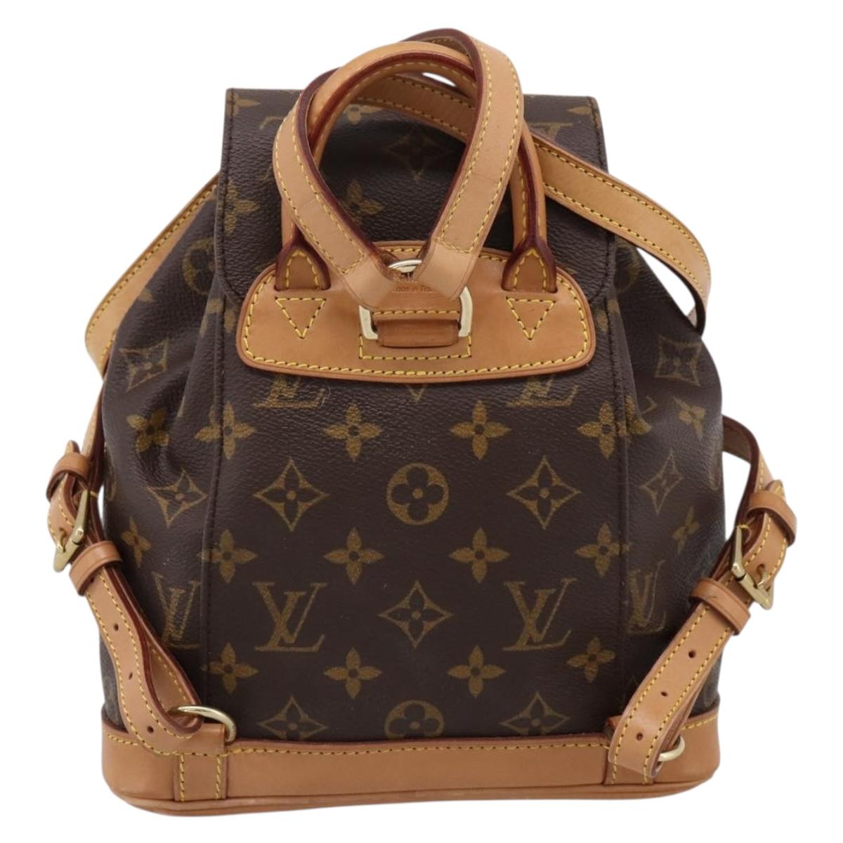 LOUIS VUITTON Monogram Montsouris PM Backpack M51137 LV Auth 198492A