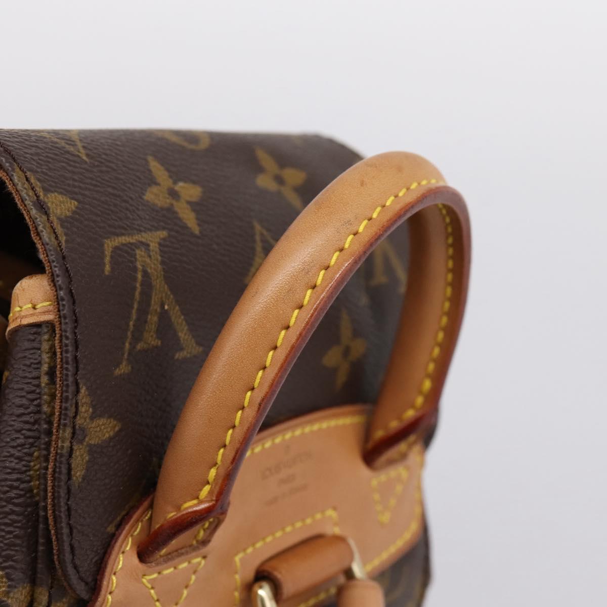LOUIS VUITTON Monogram Montsouris PM Backpack M51137 LV Auth 198492A