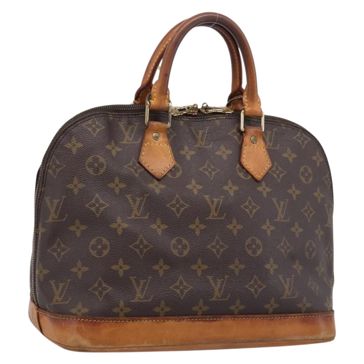 LOUIS VUITTON Monogram Alma Hand Bag M51130 LV Auth 198498