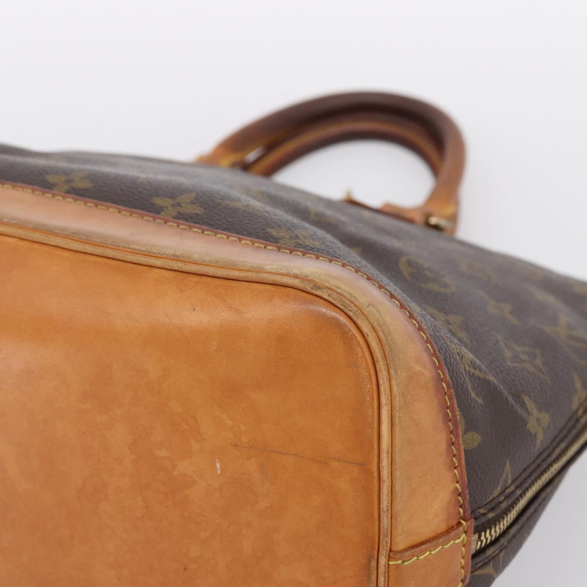 LOUIS VUITTON Monogram Alma Hand Bag M51130 LV Auth 198498