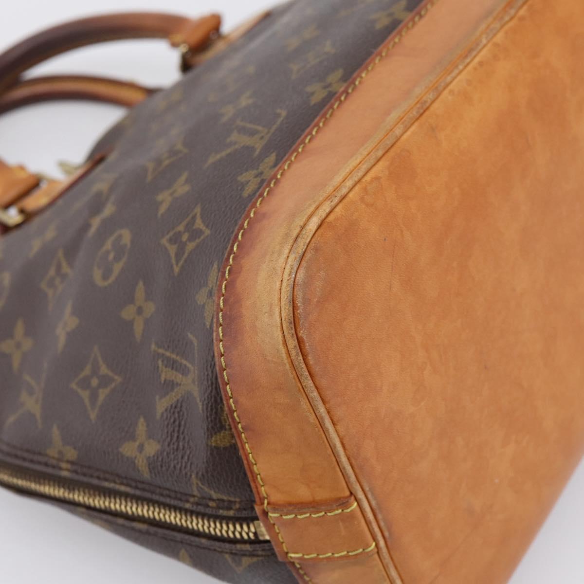 LOUIS VUITTON Monogram Alma Hand Bag M51130 LV Auth 198498
