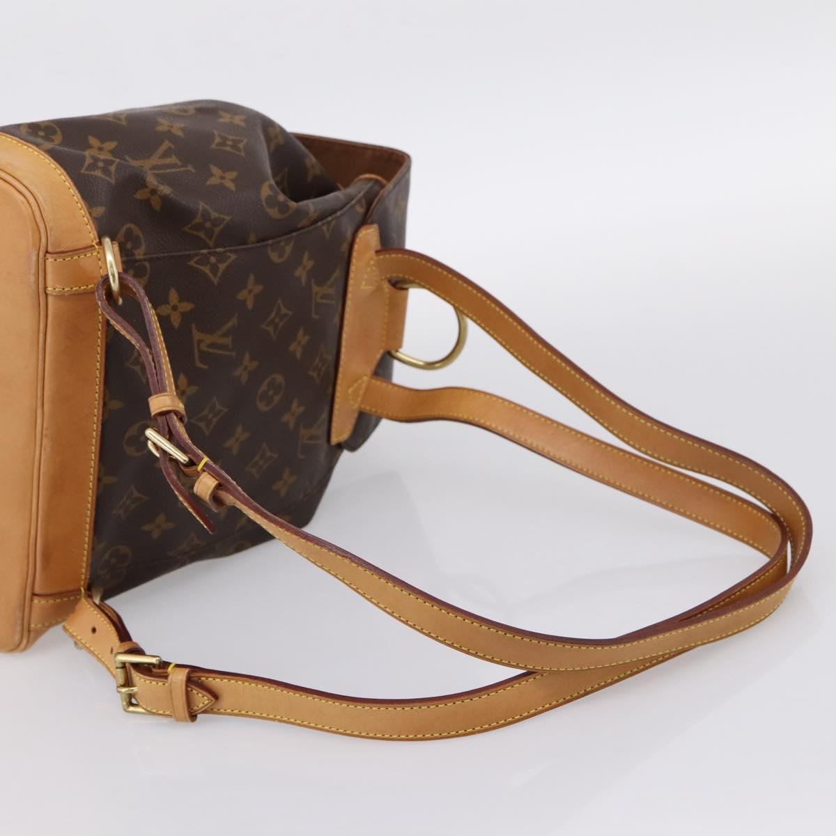 LOUIS VUITTON Monogram Montsouris MM Backpack M51136 LV Auth 198499