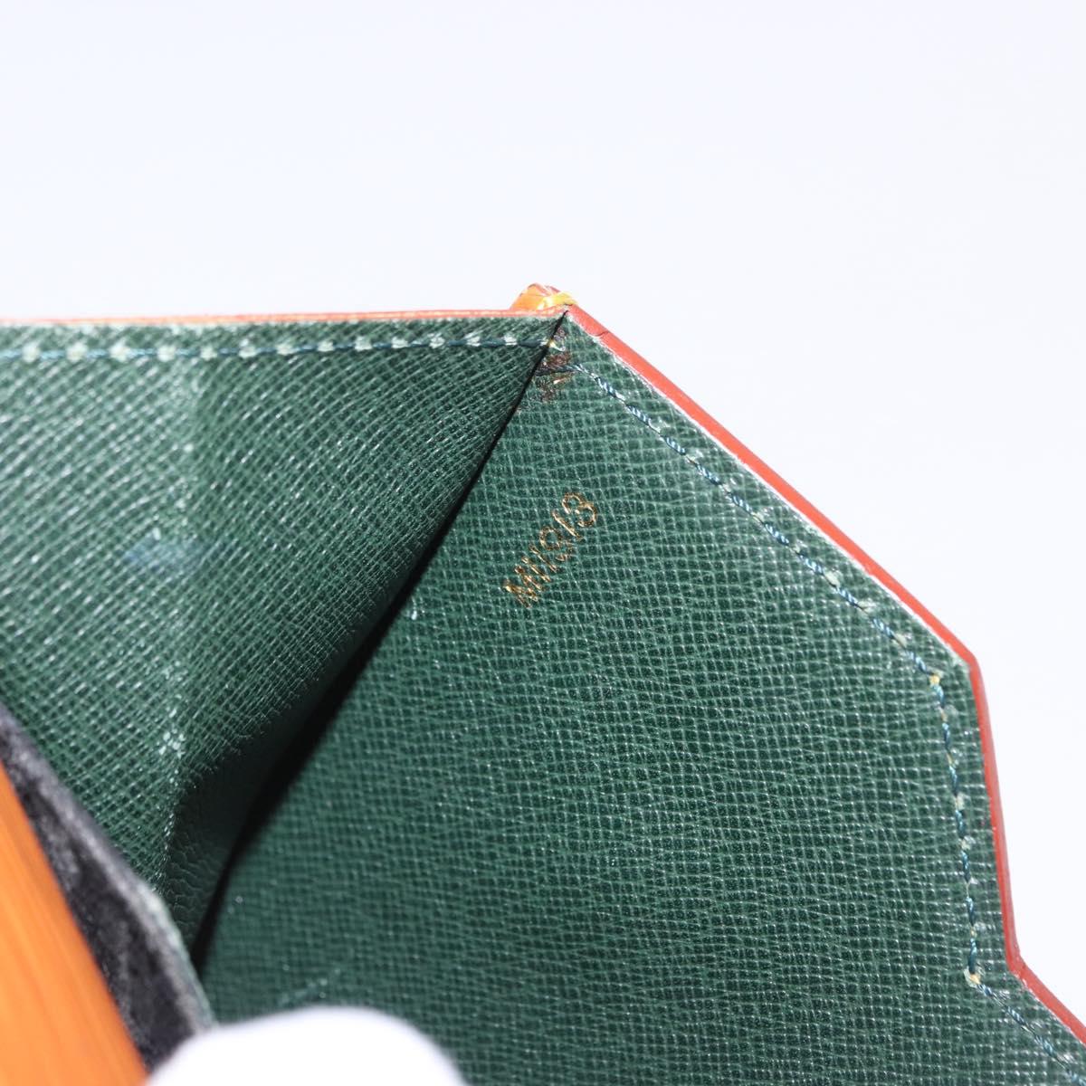 LOUIS VUITTON Epi Porte Documents Bandouliere Zipangu Gold M54468 LV Auth 198503