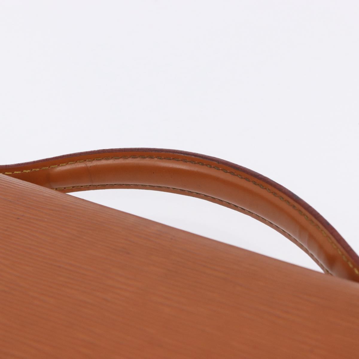 LOUIS VUITTON Epi Porte Documents Bandouliere Zipangu Gold M54468 LV Auth 198503