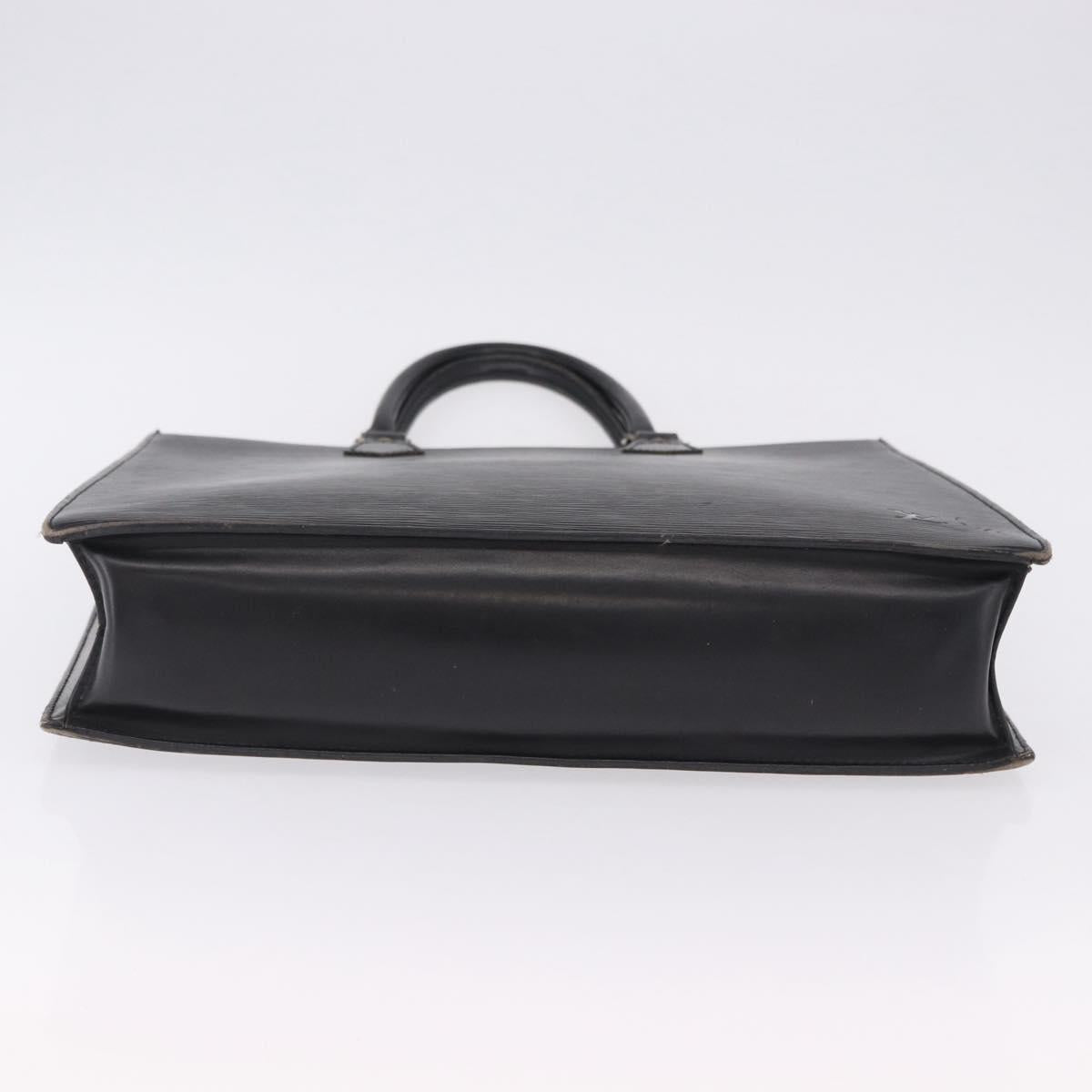 LOUIS VUITTON Epi Sac Plat Hand Bag Black M59082 LV Auth 198504