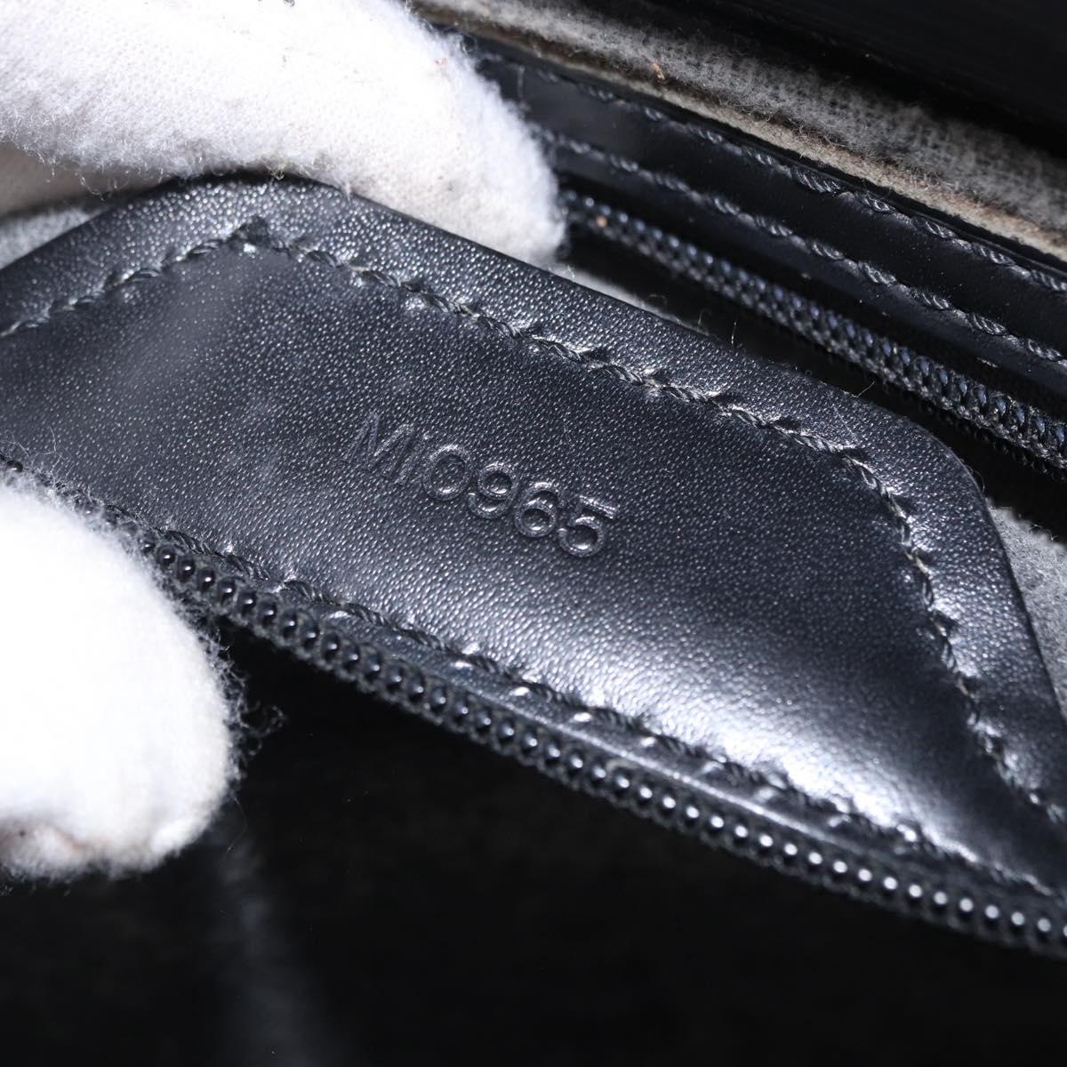 LOUIS VUITTON Epi Sac Plat Hand Bag Black M59082 LV Auth 198504